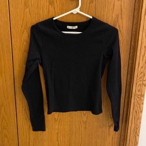 Abercrombie and Fitch ribbed long sleeve tee